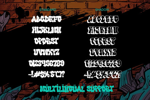 Street Shade - 3d Layered Graffiti Font Font Mozzatype 