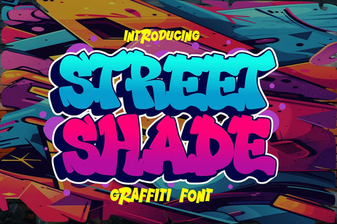 Street Shade - 3d Layered Graffiti Font Font Mozzatype 