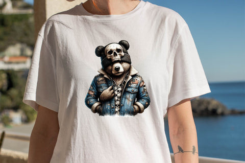 Streetwear Teddy Bear Black Sublimation Clipart Bundle Sublimation SVGArt 