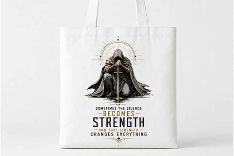 Strength PNG | Silent Warrior Motivational Sublimation Design SVG BillahCrafts 