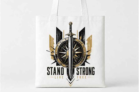 Strength PNG | Stand Strong Warrior Sublimation Design SVG BillahCrafts 