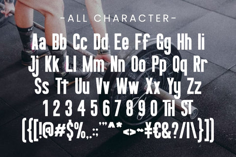 Strength - Sporty Sans Serif Font Font Masyafi Studio 