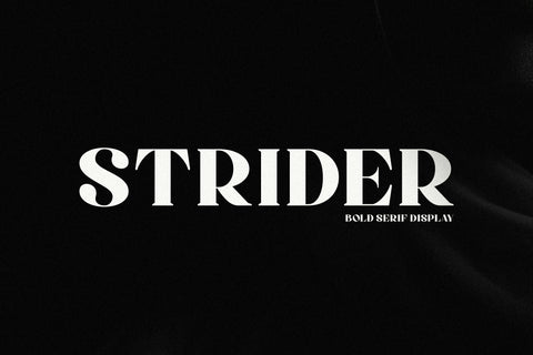 Strider Font studioalmeera 