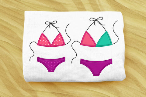 String Bikini Applique Embroidery Embroidery/Applique DESIGNS Designed by Geeks 
