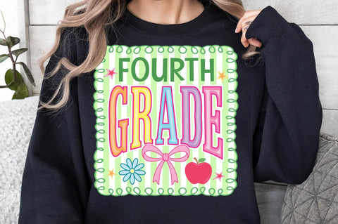 Striped Back to School SVG Bundle SVG SVG Studio 