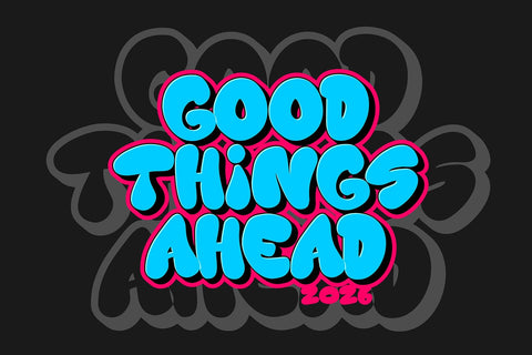 Strokid Layered | Bubble Graffiti Font Font Mozzatype 