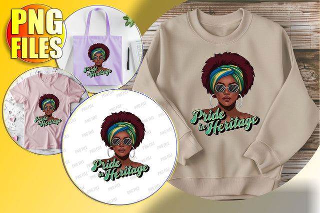 Strong Afro Woman Art Sublimation PNG Sublimation afrosvg 