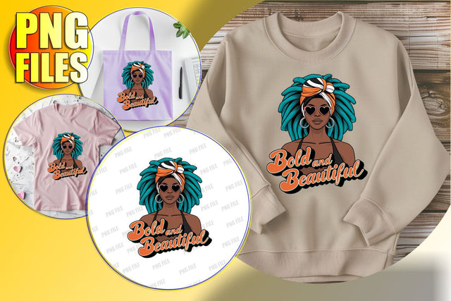 Strong Afro Woman Art Sublimation PNG Sublimation afrosvg 