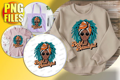 Strong Afro Woman Sublimation PNG Design Sublimation afrosvg 