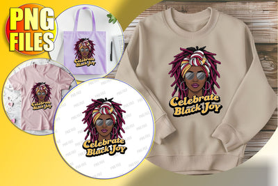 Strong Afro Woman Sublimation PNG Design Sublimation afrosvg 