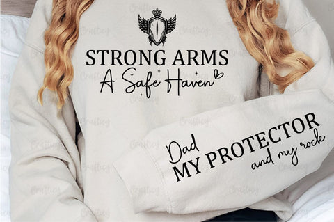 Strong arms a safe haven Sleeve SVG Design SVG Designangry 