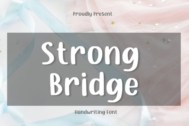 Strong Bridge Font Aisyah 