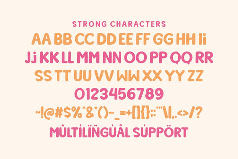 Strong Girls - Playful Display Duo Font Font Masyafi Studio 