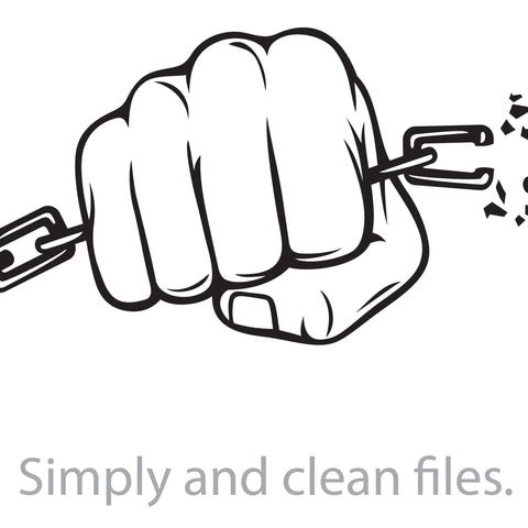 Strong Hands Breaking Chain SVG TribaliumArtSF 