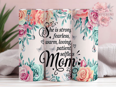 Strong Mom Inspirational Tumbler, Strong Woman Tumbler, Inspirational Tumbler, Motherhood Tumbler, Gift for Mom, 20oz Sublimation Wrap, Motivational Tumbler Sublimation Li Zamperini 