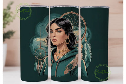 Strong Woman Dreamcatcher 20oz Tumbler Sublimation PixelChick 