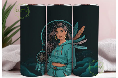 Strong Woman Dreamcatcher 20oz Tumbler Sublimation PixelChick 