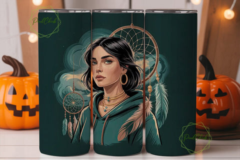 Strong Woman Dreamcatcher 20oz Tumbler Sublimation PixelChick 