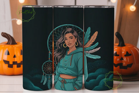 Strong Woman Dreamcatcher 20oz Tumbler Sublimation PixelChick 