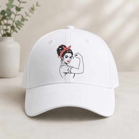 Strong Woman Girl Power Machine Embroidery Design Feminist Retro Lady PES DST Stitch Files Pattern Embroidery/Applique DESIGNS PatternFeed8 