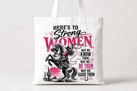 Strong Women Cowgirl Quote PNG | Women's Empowerment Sublimation PNG SVG BillahCrafts 