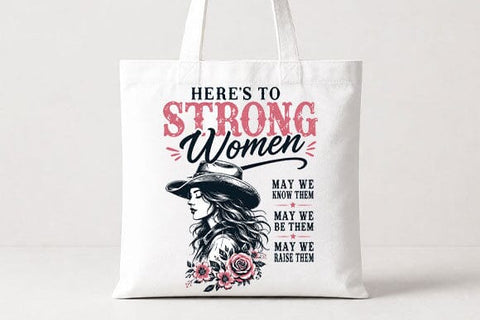 Strong Women Cowgirl Quote PNG | Women's Empowerment Sublimation PNG SVG BillahCrafts 