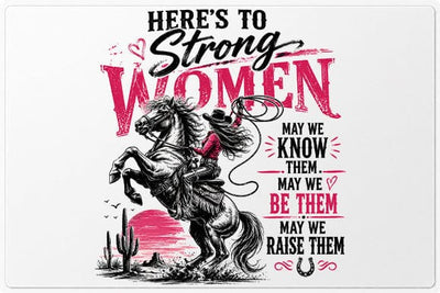 Strong Women Cowgirl Quote PNG | Women's Empowerment Sublimation PNG SVG BillahCrafts 