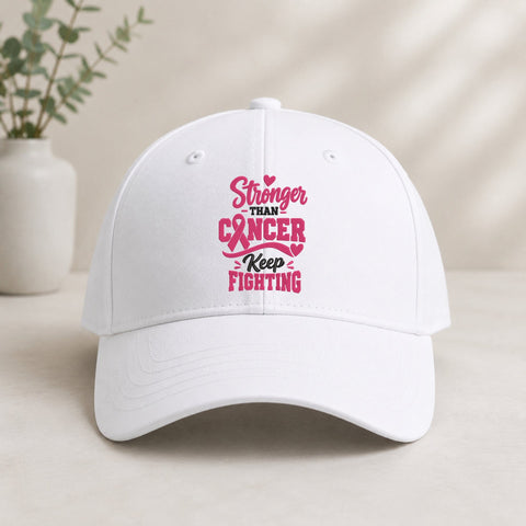 Stronger Than Cancer Embroidery Design – Breast Cancer Awareness Ribbon Machine Embroidery File, Keep Fighting Pink Ribbon Design Embroidery/Applique DESIGNS PatternFeed8 