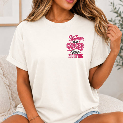 Stronger Than Cancer Embroidery Design – Breast Cancer Awareness Ribbon Machine Embroidery File, Keep Fighting Pink Ribbon Design Embroidery/Applique DESIGNS PatternFeed8 