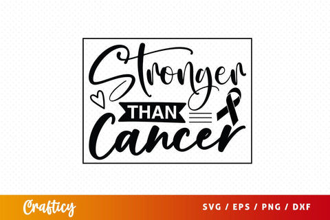Stronger than cancer SVG Design SVG Designangry 