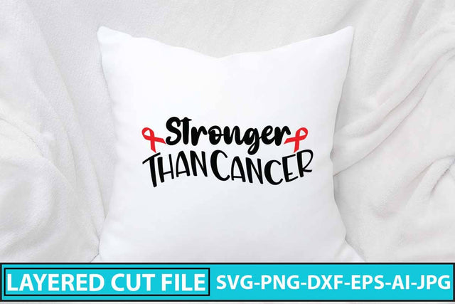 Stronger Than Cancer SVG Design SVG Syaman 