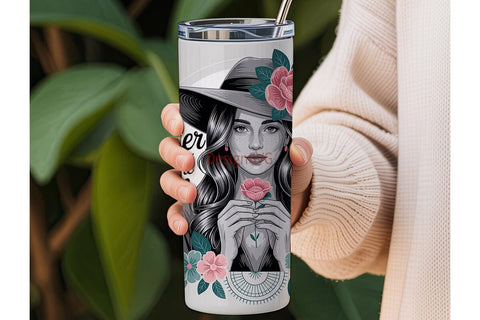 Stronger Than The Storm 20oz Tumbler Sublimation DesignSVG 