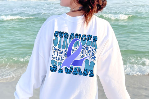 Stronger than the storm png design Sublimation Regulrcrative 