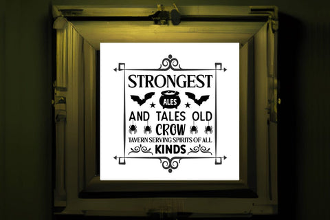 Strongest ales and tales old crow SVG Angelina750 