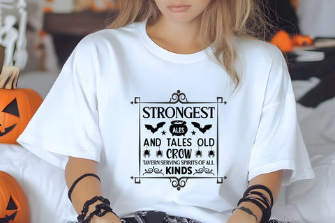 Strongest ales and tales old crow SVG Angelina750 