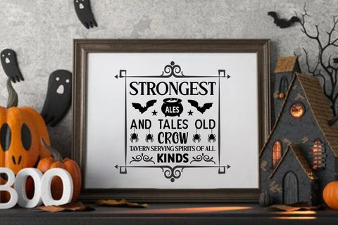 Strongest ales and tales old crow SVG Angelina750 