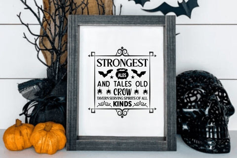 Strongest ales and tales old crow SVG Angelina750 