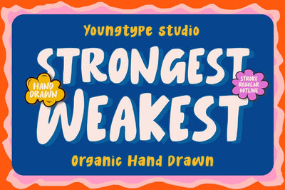 Strongest Weakest Font Youngtype 