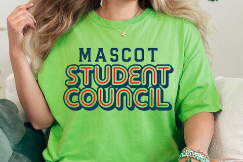 Student Council Mascot Svg, School svg SVG DesignDestine 