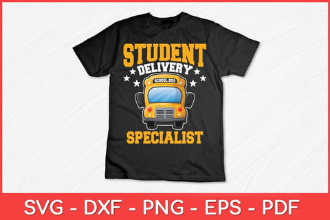 Student Delivery School Bus Driver Specialist Svg Design SVG artprintfile 