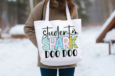 Student shark doo doo PNG Design Sublimation Designangry 
