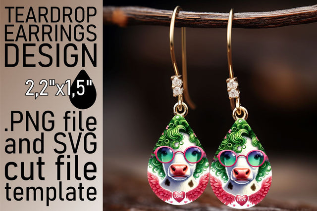Stunning design, perfect for sublimation earrings! , Valentines Sublimation afrosvg 