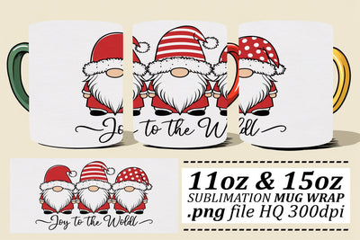 Stunning designs for 11oz and 15oz mugs, impress everyone! , Xmas Sublimation afrosvg 