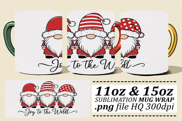 Stunning designs for 11oz and 15oz mugs, impress everyone! , Xmas Sublimation afrosvg 