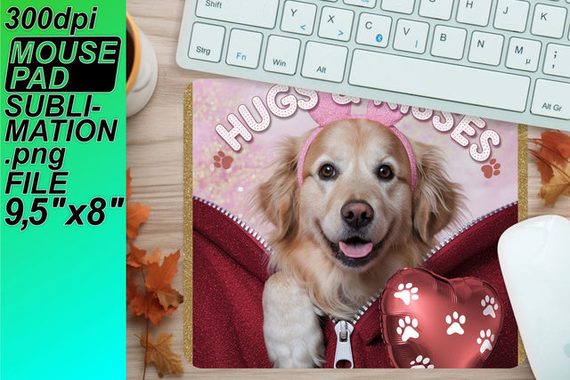 Stunning designs for mouse desks, perfect for personalization! , Valentines Sublimation HoodArtCraft 