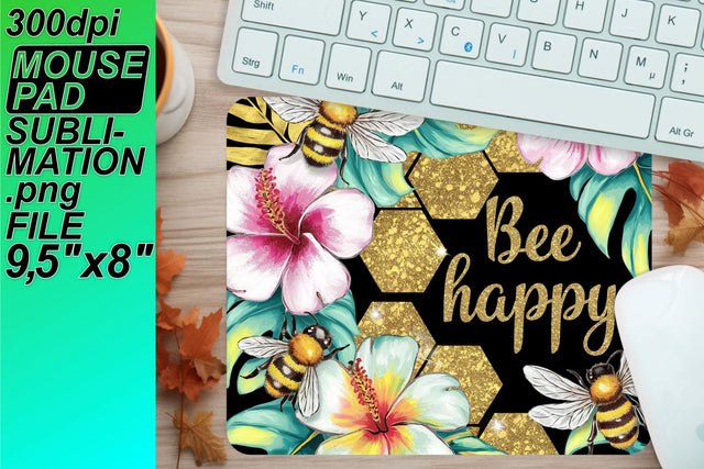 Stunning mouse mat designs, perfect for any workspace! , Bee Sublimation HoodArtCraft 
