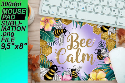 Stunning mouse pad designs, elevate your workspace! , Bee Sublimation HoodArtCraft 