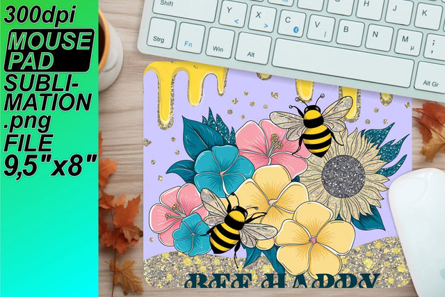 Stunning mouse pad PNG files, ideal for personal projects! , Bee Sublimation HoodArtCraft 