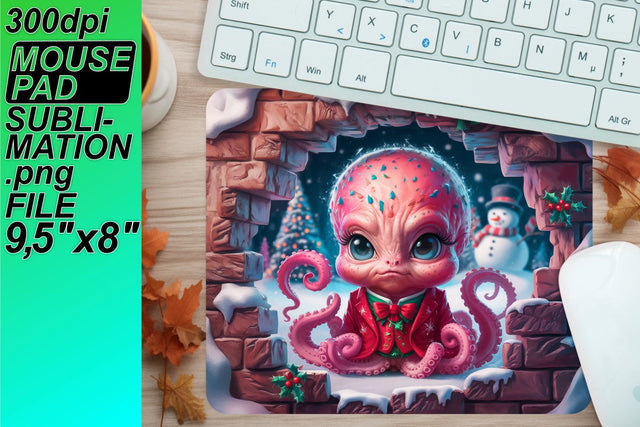 Stunning mouse pad PNG files, ideal for personal projects! , Xmas Sublimation HoodArtCraft 