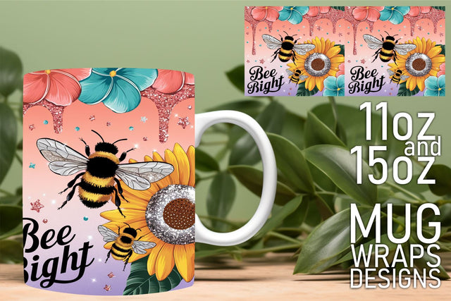 Stunning mug templates, make your designs stand out! , Bee Sublimation HoodArtCraft 